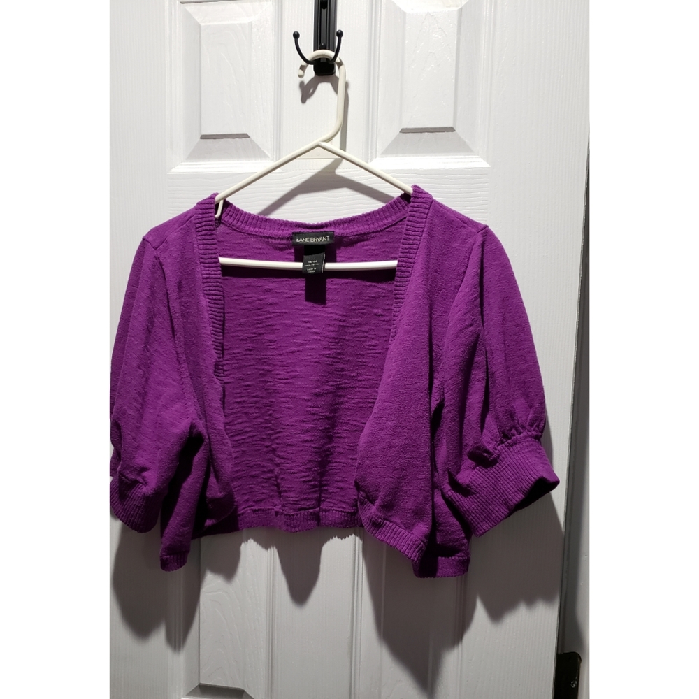 Half sleeve sweater shrug